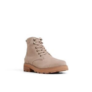 Sperry Tahoe Leather Lug Boot Womens 9 Taupe‎ Leather Lace Up Ankle Boot New